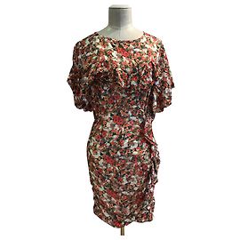 Robe Isabel Marant à fleurs en soie et viscose Autre