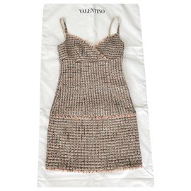 Chanel-vestido de tweed lesage-Multicor