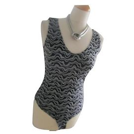 Body Wolford Bianco e Nero in Poliammide Altro