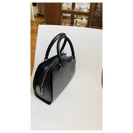 Louis Vuitton-Handbags-Black,Silvery
