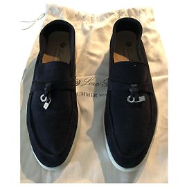 Loro Piana Summer walk Navy blue