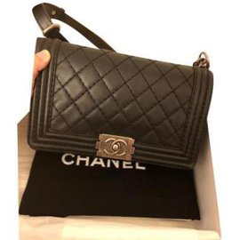 Chanel-Chanel boy bag-Black