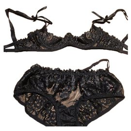 Agent Provocateur-Conjunto de agente provocador-Negro