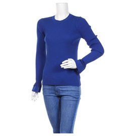 Diane Von Furstenberg Strickbluse blau Blau