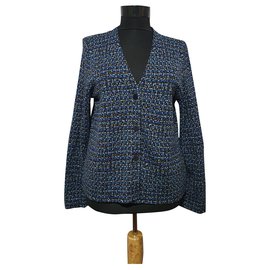Cos Wollstrickjacke mehrfarbig Mehrfarben