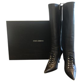 Dolce & Gabbana-Stivali-Nero