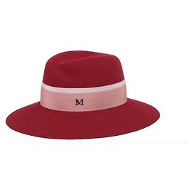 MAISON MICHEL Virgule Virginie Cappello Donna Rosso TM Rosso