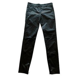 Dolce & Gabbana Black Polyamide Pants 40 IT Black