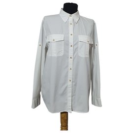 Camicia Ralph Lauren in cotone bianca Bianco