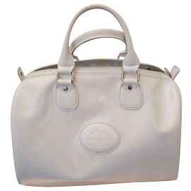 Longchamp Bolsa de bolos Blanco roto