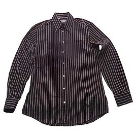 Camicia Dolce & Gabbana in cotone nero a righe Nero