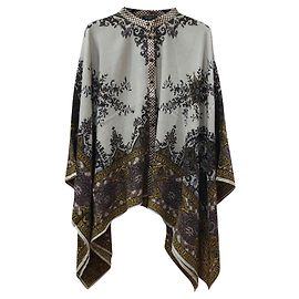 Etro poncho paisley cape Multiple colors