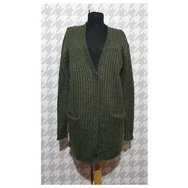 Filippa K Strickjacke aus Mohair in Grün Grün