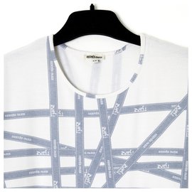 Hermès-BOLDUCS BLUE M BY MARTIN MARGIELA-White
