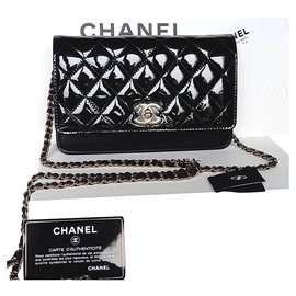 Chanel-WALLET ON CHAIN ​​classic.-Preto