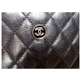 Chanel-Bolsa de uniforme Chanel.-Negro