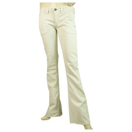 Dondup-Dondup Bianca White Flare Leg Bootcut trousers pants size 26-White