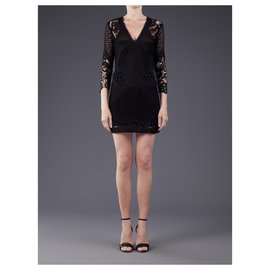Iro-IRO Rovea crocket cutout dress-Black