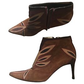 Bottines dolce & gabbana Marron