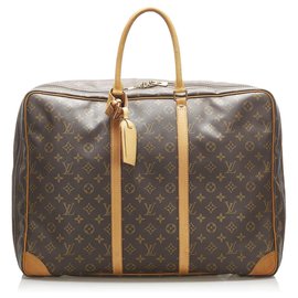 Louis Vuitton-Louis Vuitton Brown Monogram Sirius 55-Brown,Light brown