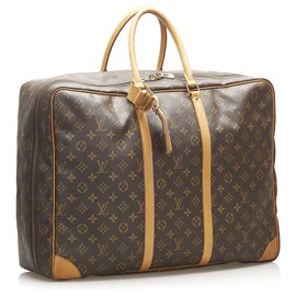 Louis Vuitton-Louis Vuitton Brown Monogram Sirius 55-Brown,Light brown
