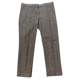 Louis Vuitton-Un pantalon, leggings-Marron