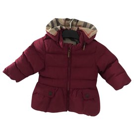 Burberry-Girl Coats outerwear-Fuschia