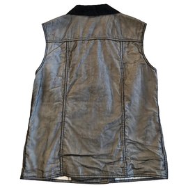 Chanel-Chanel gray sleeveless jacket-Grey