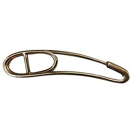 Hermès Punk anchor chain pin Silvery
