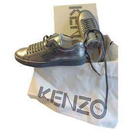 Kenzo-Zapatillas-Plata