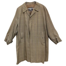 Burberry-Burberry men's vintage t coat 50-Brown