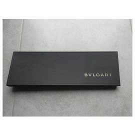 Bulgari-Bulgari tie in new silk, never worn with its box and paper-Pink