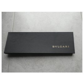 Bulgari-Gravata Bulgari em seda nova, nunca usado com sua caixa e papel-Rosa