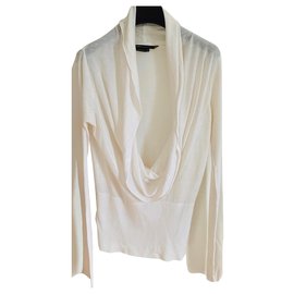 Suéter branco Bcbg Max Azria de seda e rayon Branco
