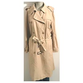 Autre Marque Fuchs Schmitt Gabardine Trenchcoat Baumwolle Beige Beige