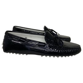 Tod's-Ballet flats-Navy blue
