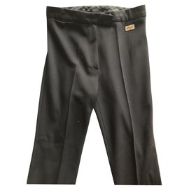 Blumarine-Pants, leggings-Black