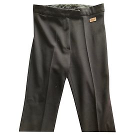 Blumarine Blugirl virgin wool pants black Black