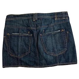 Mini jupe en jean Marithé et François Girbaud Bleu Taille 44 Bleu
