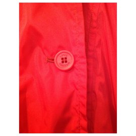 Louis Vuitton-Trench coats-Red
