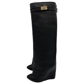 Givenchy Shark Lock Stiefel Schwarz