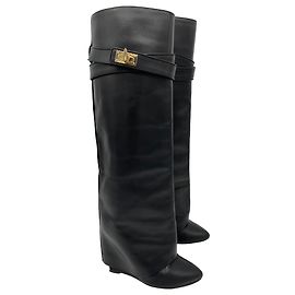 Givenchy Stivali Shark Lock Nero