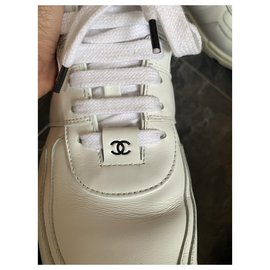 Chanel-Scarpe da ginnastica-Bianco