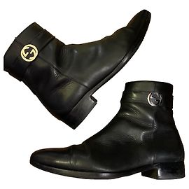 Gucci Stiefel Schwarz