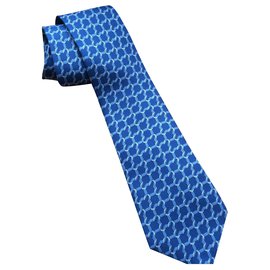 Hermès-Cravates-Bleu
