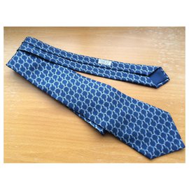 Hermès-Corbatas-Azul