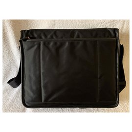Prada-Nylon messanger bag-Black
