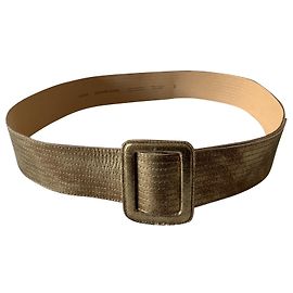 Gerard Darel Goldener Ledergürtel Golden