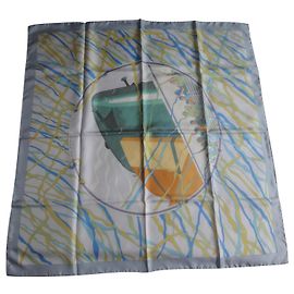 Sciarpa di seta Hermès Ahead of All 90/90 Multicolore