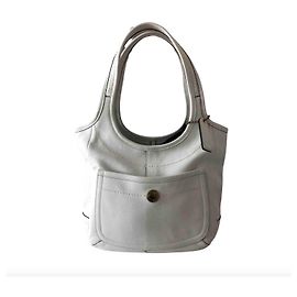 Borsa a tracolla Coach in pelle bianca Bianco